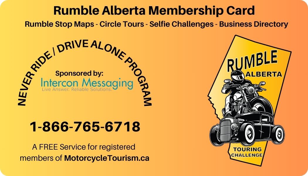 Rumble Alberta Membership Card